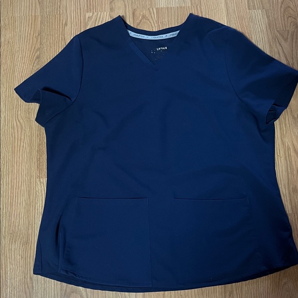 Fabletics Navy V-Neck Women's Top - Picture 1 of 3